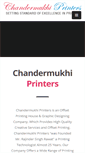 Mobile Screenshot of chandermukhiprinters.com